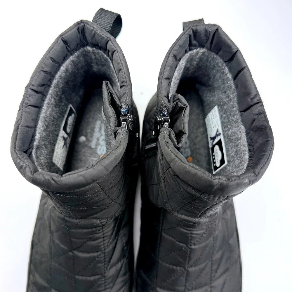 Bogs Snowday‎ II Winter Boots Womens 8 Black Waterproof Outdoor Comfort Gorpcore